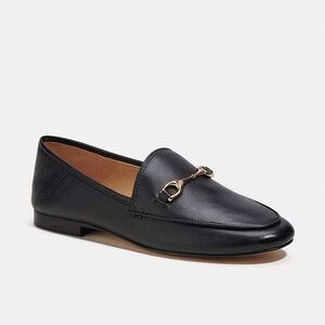 Coach Haley Leather Loafer - Black